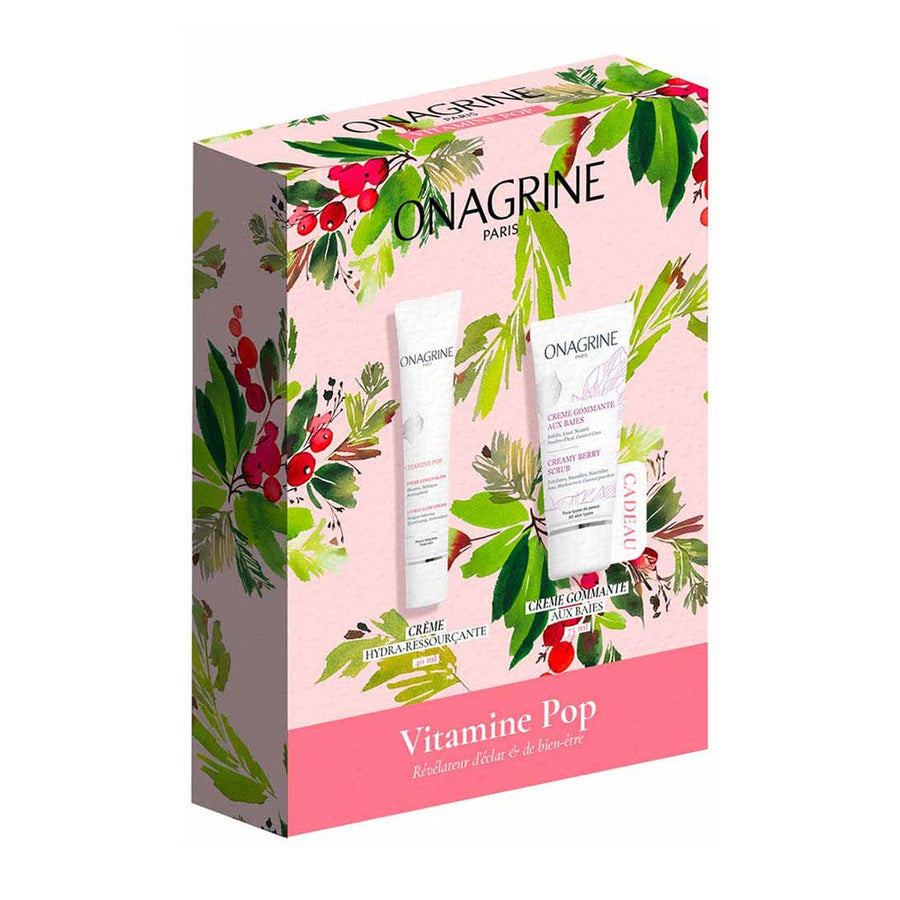 Onagrine Gift set Vitamin Pop Lovely Glow 40 ml cream and free exfoliating cream 75ml (2.54fl oz) - FrenchBeautyHub