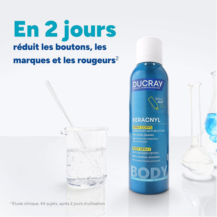 Ducray Keracnyl Drying body spray for spots 150 ml (5.07fl oz)