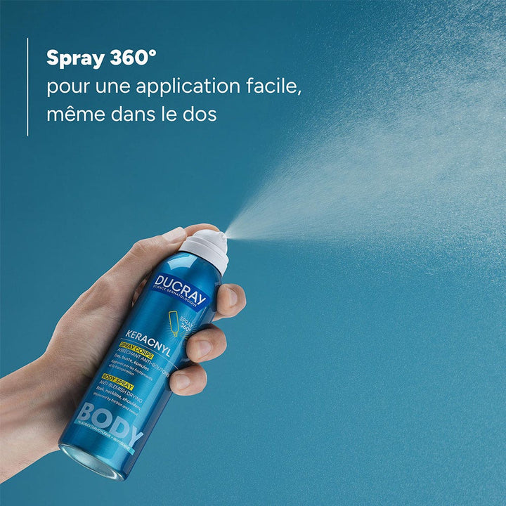 Ducray Keracnyl Drying body spray for spots 150 ml (5.07fl oz)