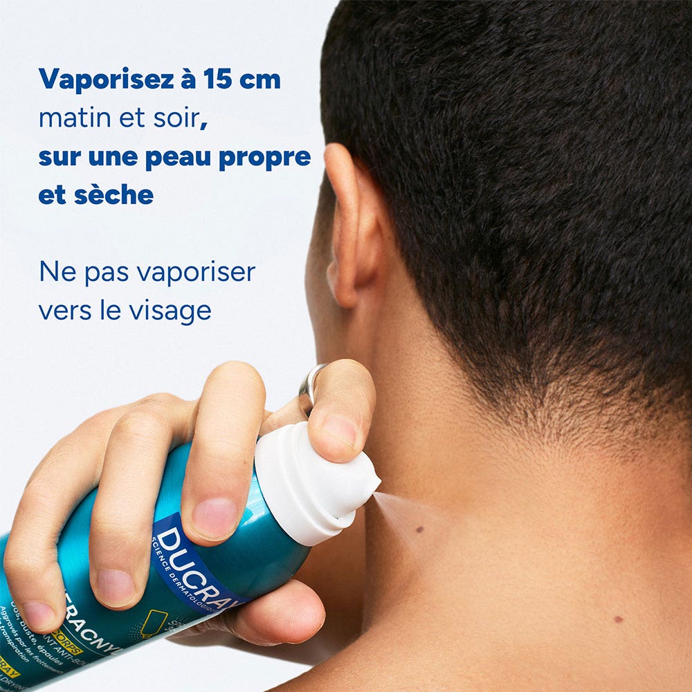 Ducray Keracnyl Drying body spray for spots 150 ml (5.07fl oz)
