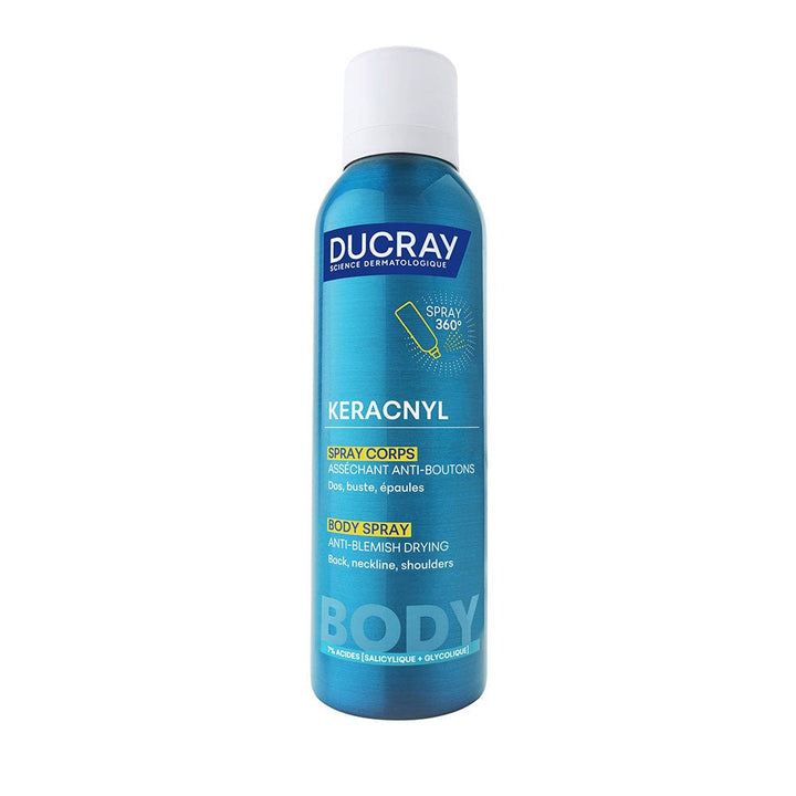 Ducray Keracnyl Drying body spray for spots 150 ml (5.07fl oz)