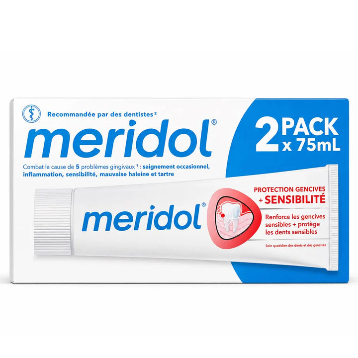 Meridol Complete Care معجون أسنان للأسنان الحساسة 75ml x2