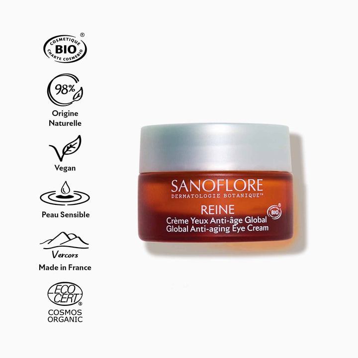Sanoflore Reine Organic anti-ageing eye cream 15 ml (0.51fl oz)