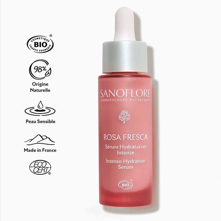 Sanoflore Rosa Fresca Intense Organic Hydration Serum 30 ml (1.01fl oz)