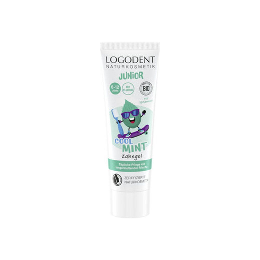 Logona Junior fresh mint toothpaste 75 ml (2.54fl oz)