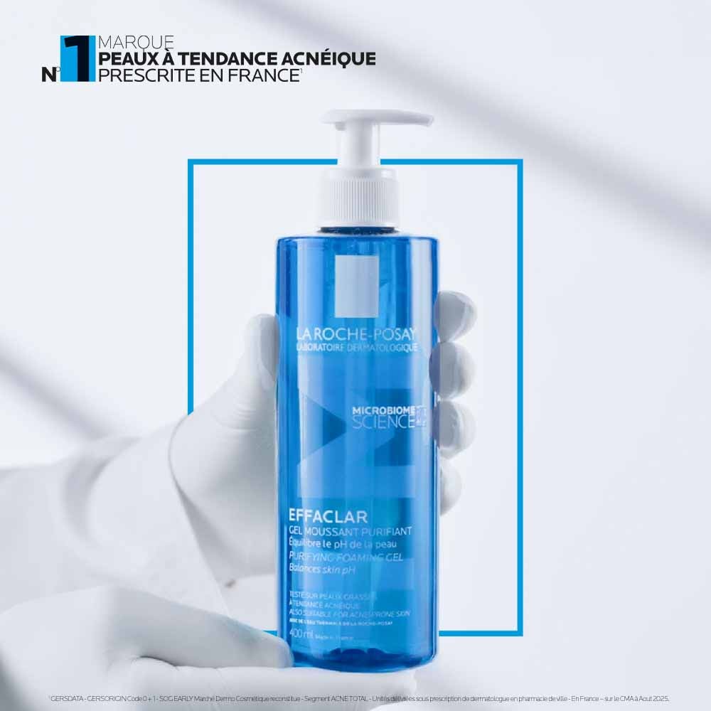 La Roche-Posay Effaclar Effaclar Purifying Foaming Gel Oily Skin with Acne Tendency 400ml (13.52fl oz)