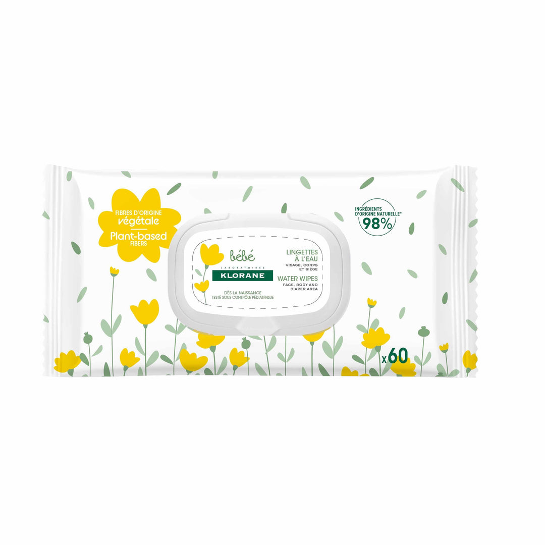 Klorane Baby Soft Cleansing Wipes 3 x 60