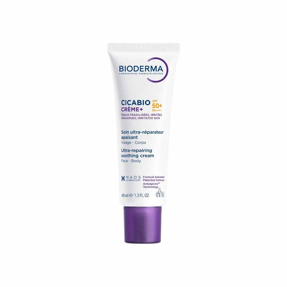 Bioderma Cicabio Crème+ Ultra Repairing Soothing Cream SPF50+ 40ml (1.35fl oz)