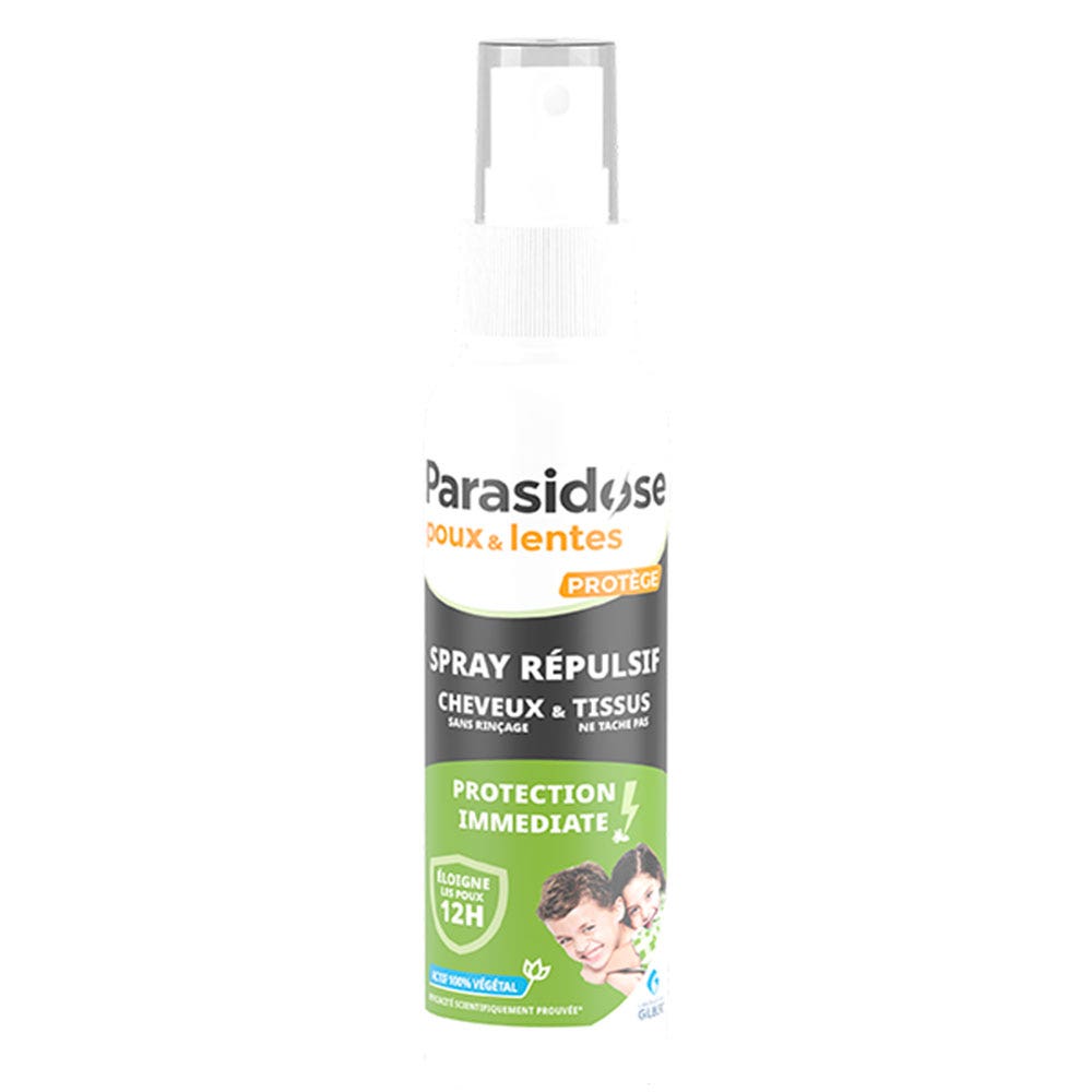 PARASIDOSE 2-in-1 lice and nit repellent spray for hair and fabrics 100 ml (3.38fl oz)