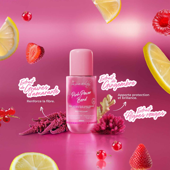 Les Secrets de Loly Pink Power Bond Repair No-Rinse Spray 200 ml (6.76fl oz)