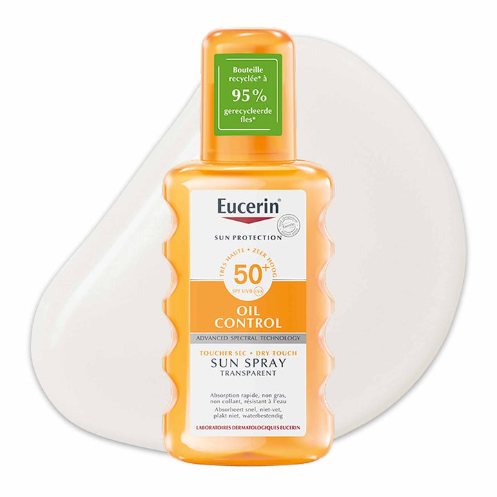 Eucerin Sun Protection Oil Control Sun Transparent SPF50+ Spray 200ml (6.76fl oz)