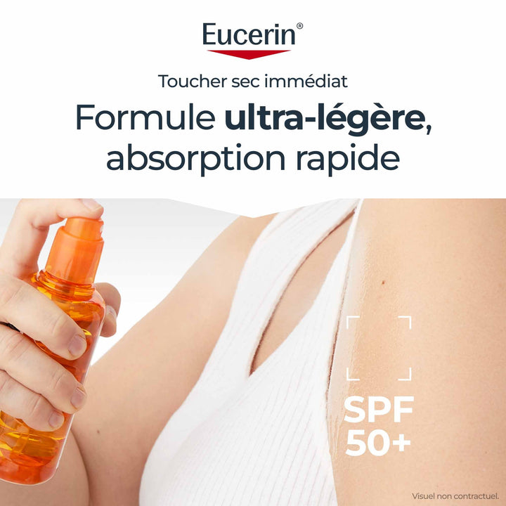 Eucerin Sun Protection Oil Control Sun Transparent SPF50+ Spray 200ml (6.76fl oz)