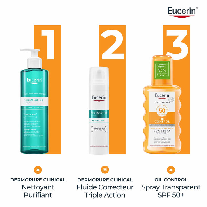 Eucerin Sun Protection Oil Control Sun Transparent SPF50+ Spray 200ml (6.76fl oz)