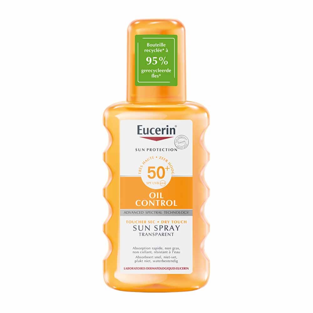 Eucerin Sun Protection Oil Control Sun Transparent SPF50+ Spray 200ml (6.76fl oz)