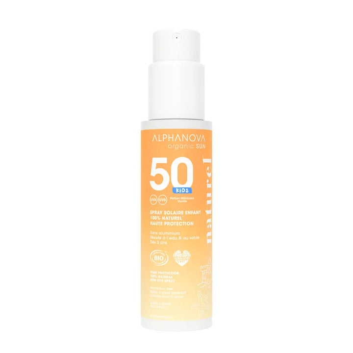 Alphanova Baby Organic Hypoallergenic Sun Spray SPF 50 125g (4.40oz)