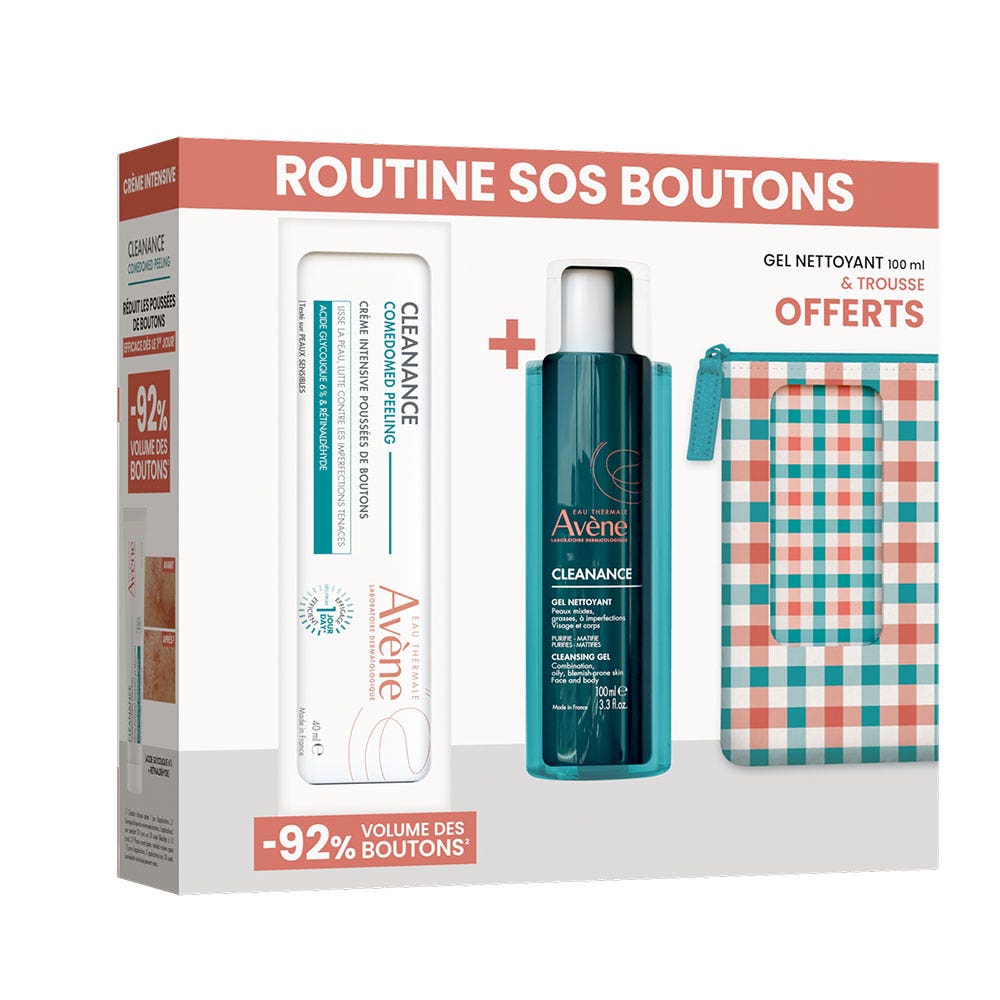 Avène Cleanance Blemish SOS Peeling Kit 140ml (4.73fl oz)
