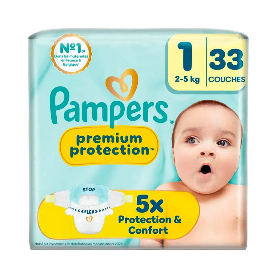 Pampers Premium Diapers Size 1 2-5kg 2x33