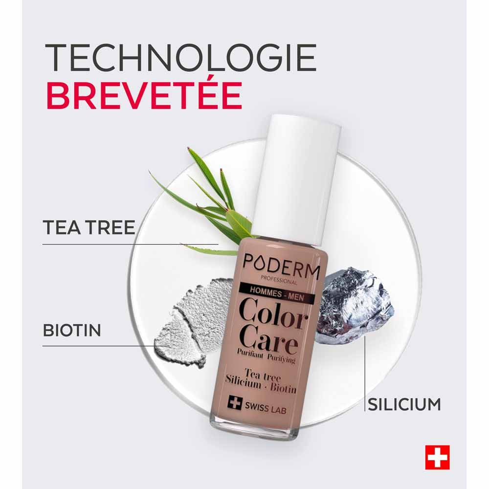 Poderm Color Care Tea Tree Illusion Men Care Nail Polish 8ml (0.27fl oz)
