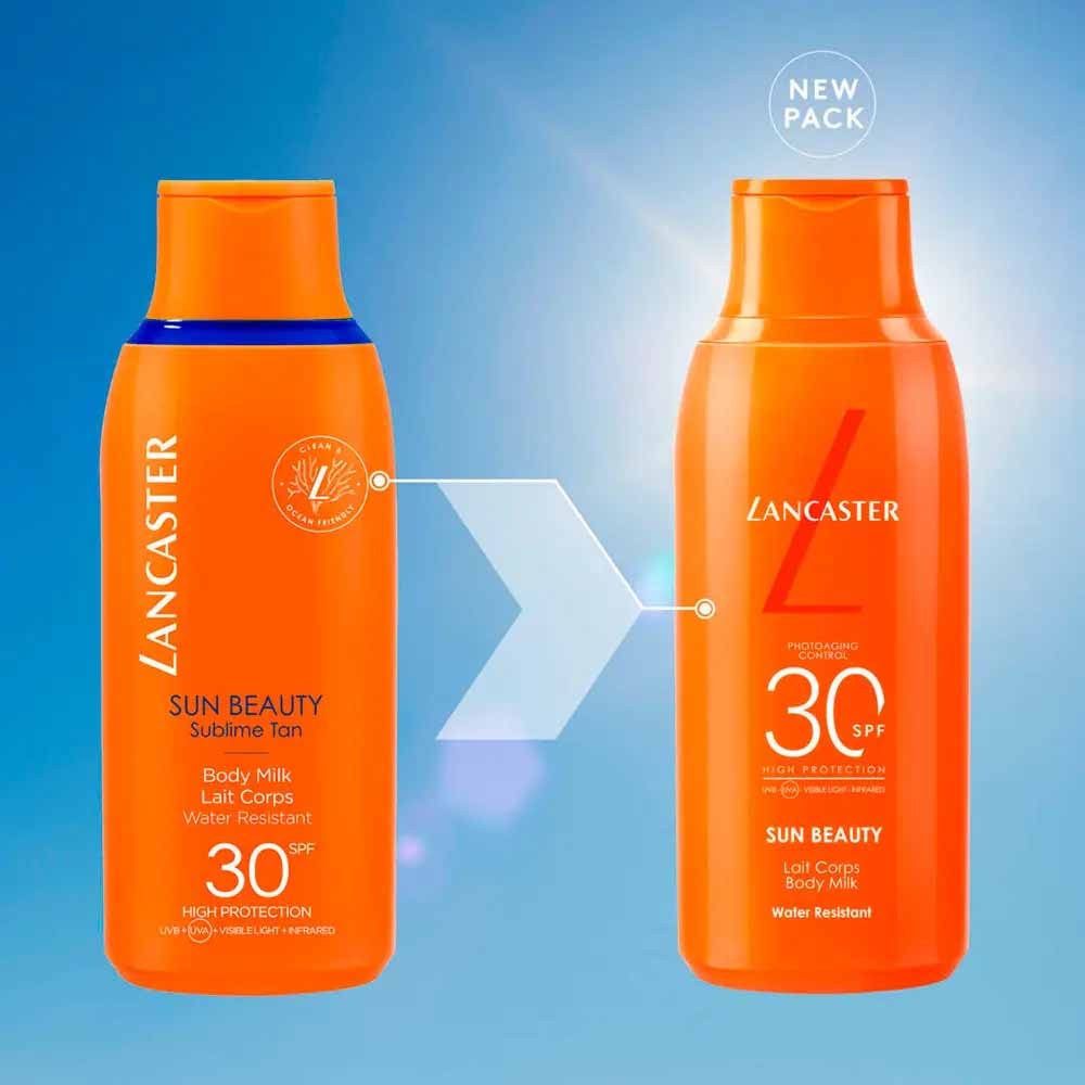 Lancaster Sun Beauty velvet tanning milk Sublime Jumbo SPF30 body milk 400 ml (13.53fl oz)