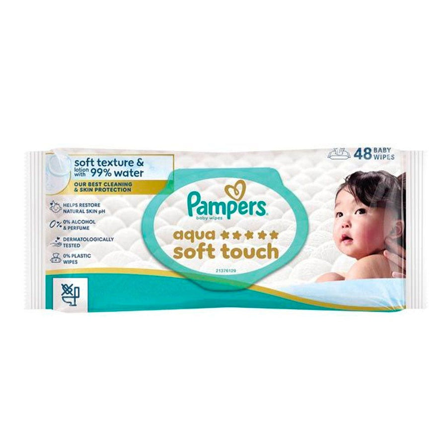 Pampers Harmonie Aqua Baby Wipes x48