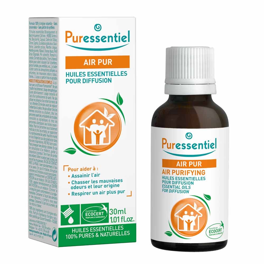 Puressentiel Sanitizing Purifying Spray With 41 Essential Oils 75ml (2.54fl oz) - FrenchBeautyHub