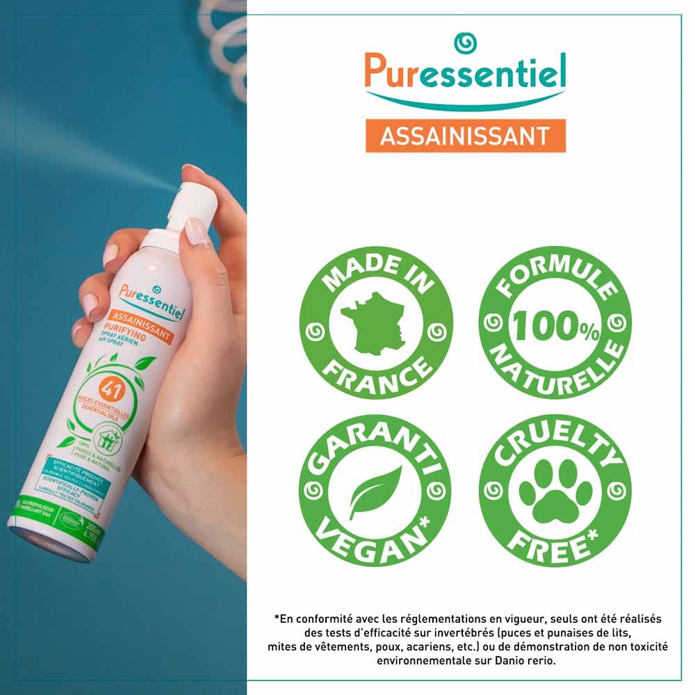 Puressentiel Sanitizing Purifying Spray With 41 Essential Oils 75ml (2.54fl oz)