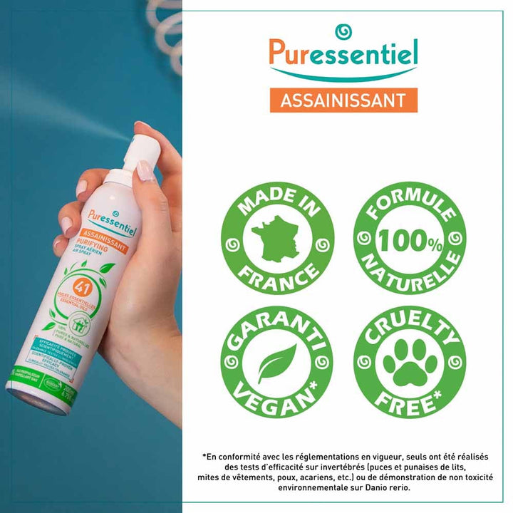 Puressentiel Sanitizing Purifying Spray With 41 Essential Oils 75ml (2.54fl oz)