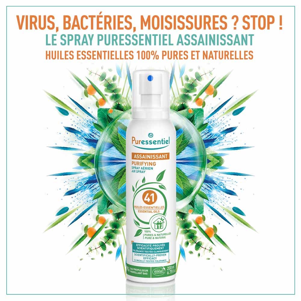 Puressentiel Sanitizing Air spray with 41 essential oils 200ml (6.76fl oz)