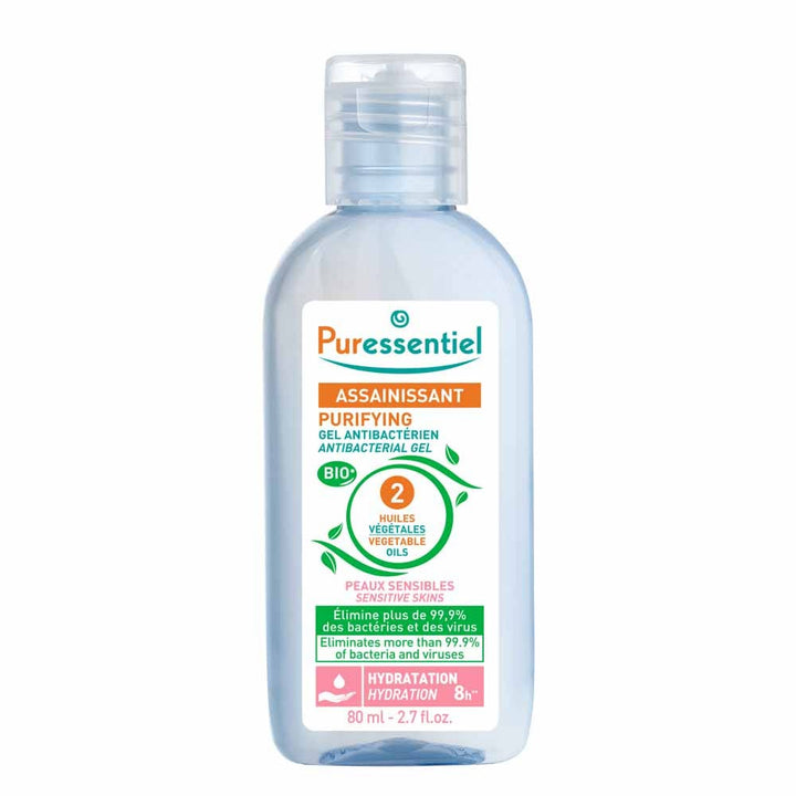 Puressentiel Sanitizing Anti-bacterial Gel "Sensitive Skin 80ml (2.71fl oz)