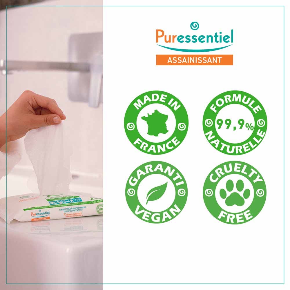 Puressentiel Bioes Disinfectant Wipes x32