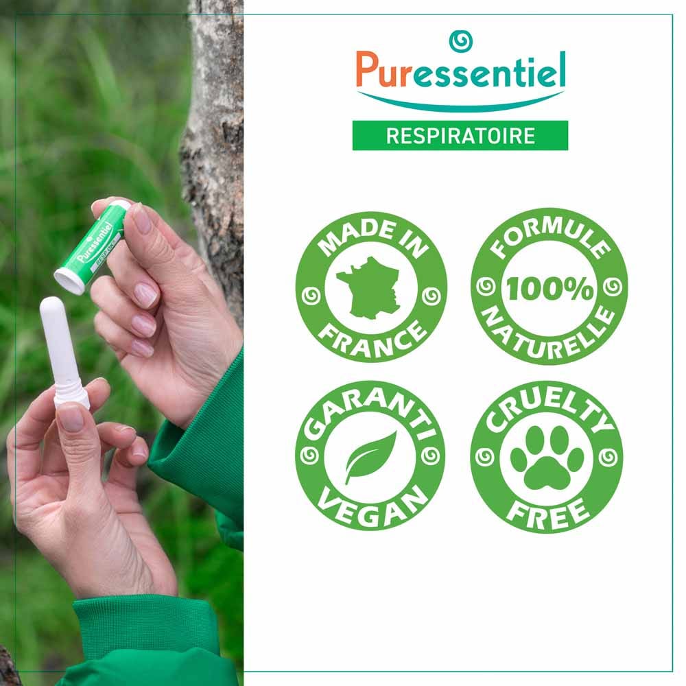 Puressentiel Respiratory Respiratory Inhaler With 19 Essential Oils 1ml (0.03fl oz)