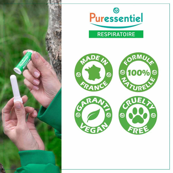 Puressentiel Respiratory Respiratory Inhaler With 19 Essential Oils 1ml (0.03fl oz)