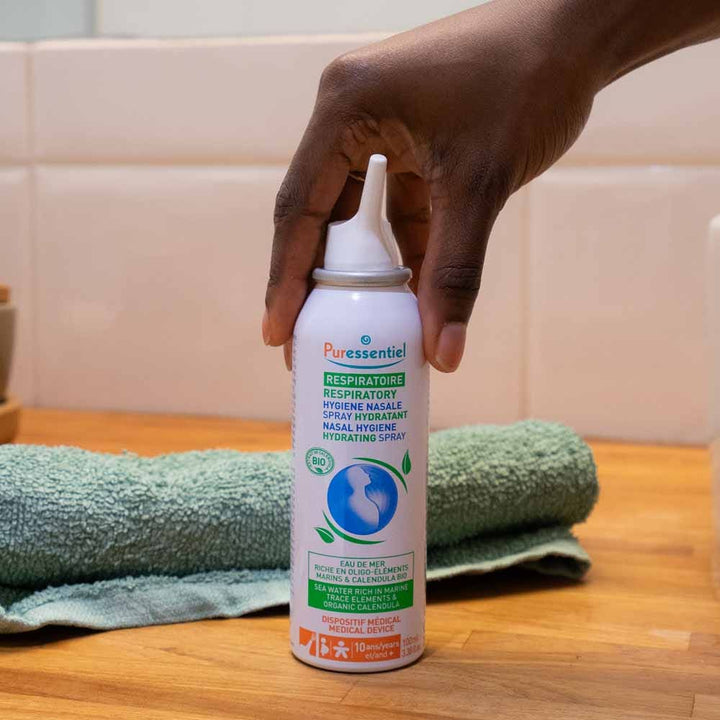Puressentiel Respiratory Spray Nasal Hygiene Hydrating 100ml Breathing 100ml (3.38fl oz)