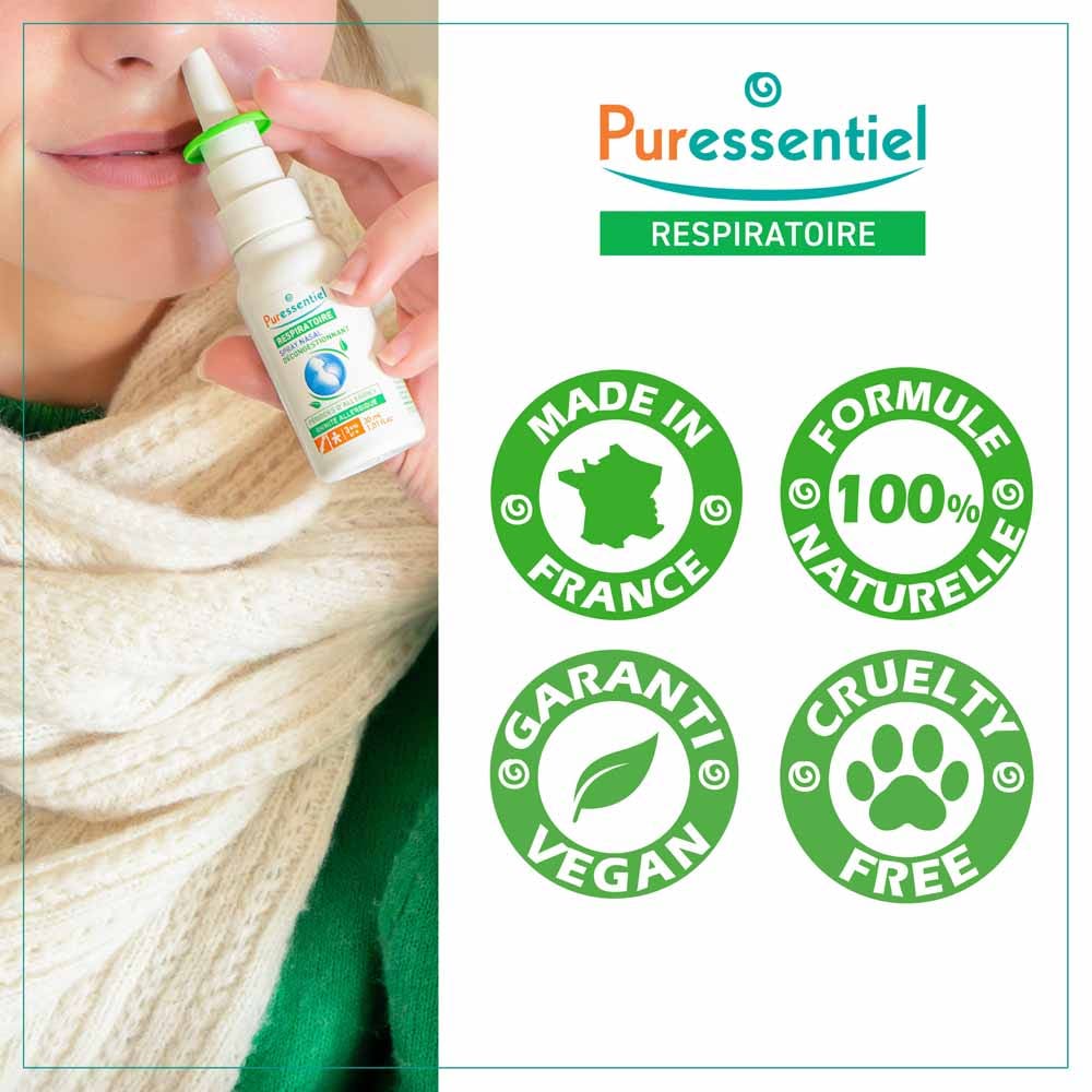 Puressentiel Respiratory Nasal Breathing Spray 30ml (1.01fl oz)