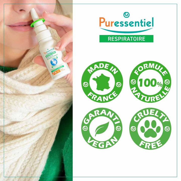 Puressentiel Respiratory Nasal Breathing Spray 30ml (1.01fl oz)