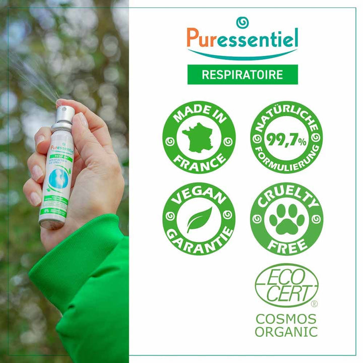 Puressentiel Respiratory Cleansing Spray With 41 Essential Oils 200 ml (6.76fl oz)