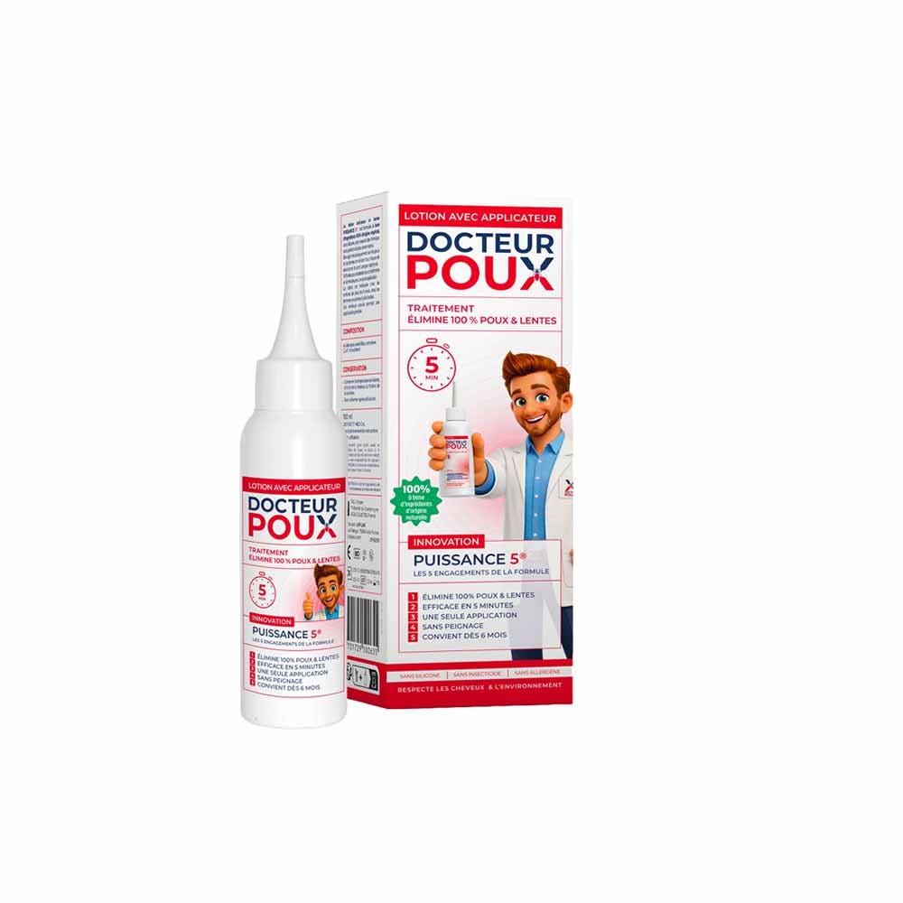 Docteur Poux Anti-Poux Lotion With Applicator Power 5 100 ml (3.38fl oz)