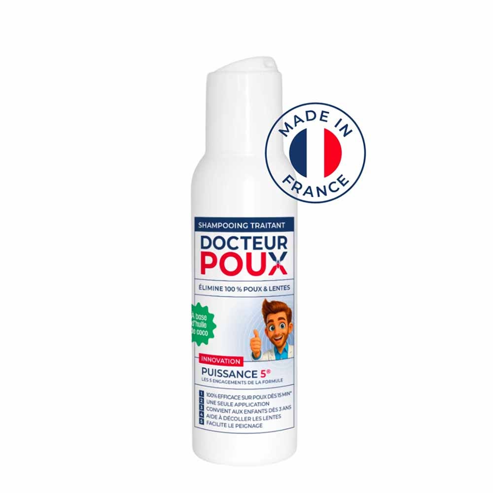 Docteur Poux Travel anti-lice treatment shampoo Power 5 100 ml (3.38fl oz)