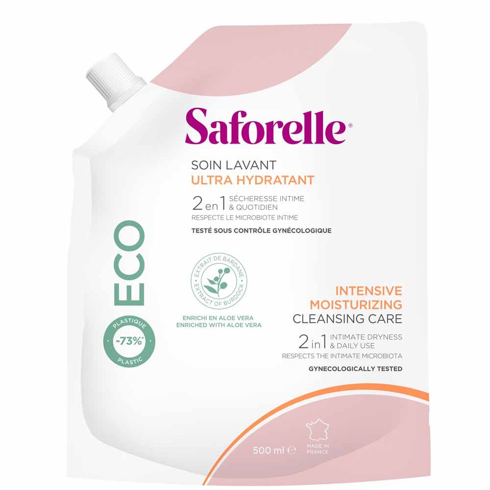 Saforelle Ultra hydrating eco-refill cleansing care special dryness 400 ml (13.53fl oz)