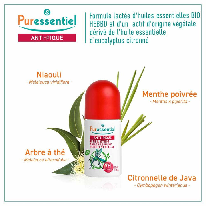 Puressentiel Repellents Anti-Sting Face & Body Repellent Roller 50ml (1.69fl oz)