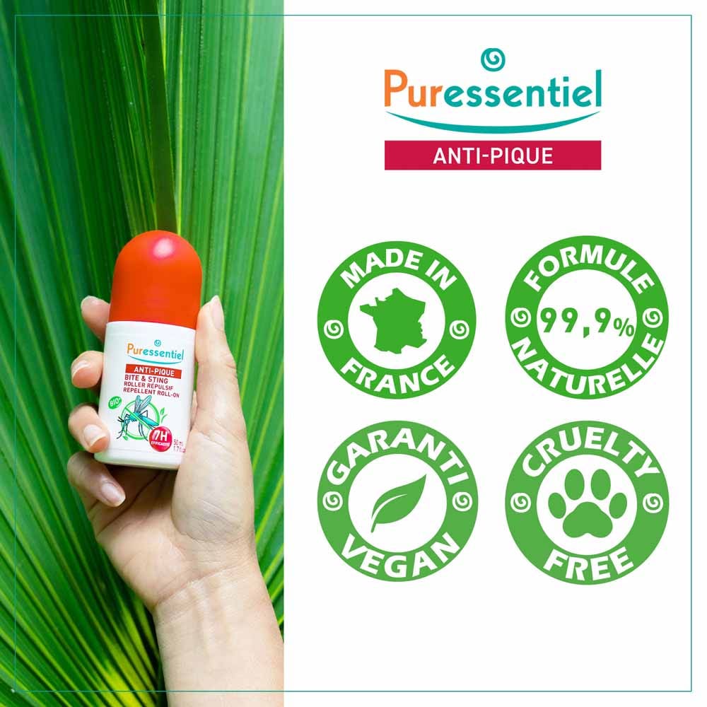 Puressentiel Repellents Anti-Sting Face & Body Repellent Roller 50ml (1.69fl oz)