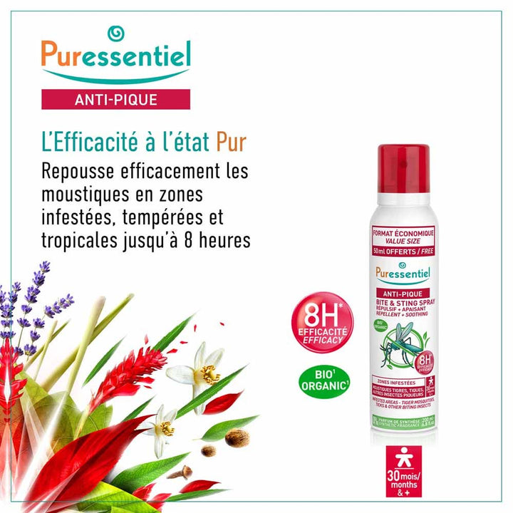 Puressentiel Repellents Soothing Mosquito Repellent 200ml (6.76fl oz)