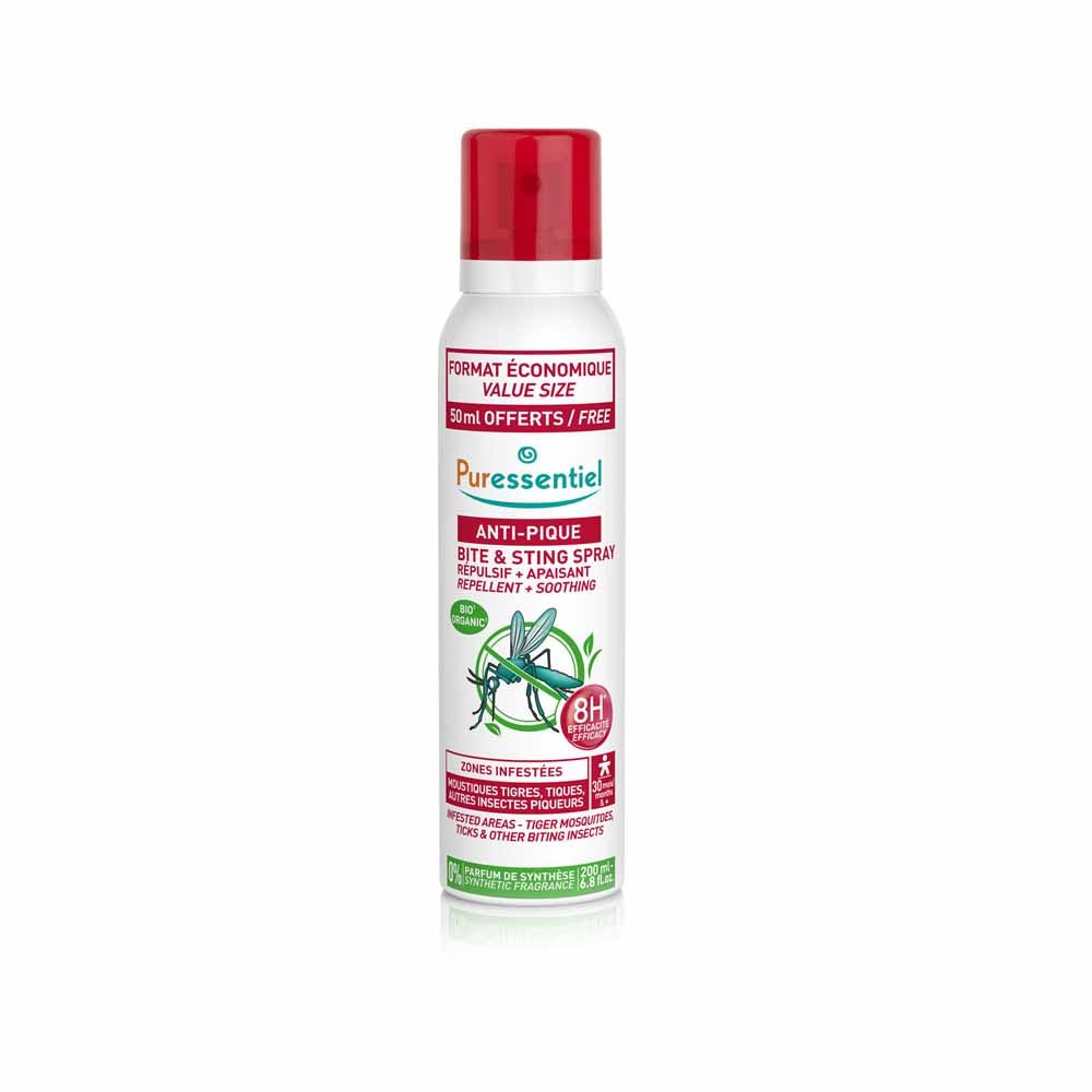 Puressentiel Repellents Soothing Mosquito Repellent 200ml (6.76fl oz)