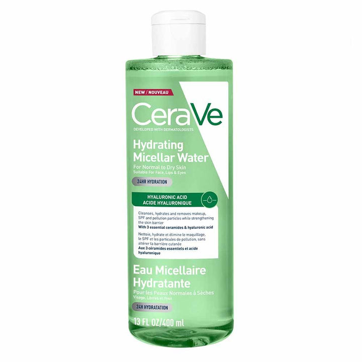 Cerave Hydrating micellar water normal to dry skin 400 ml (13.53fl oz)