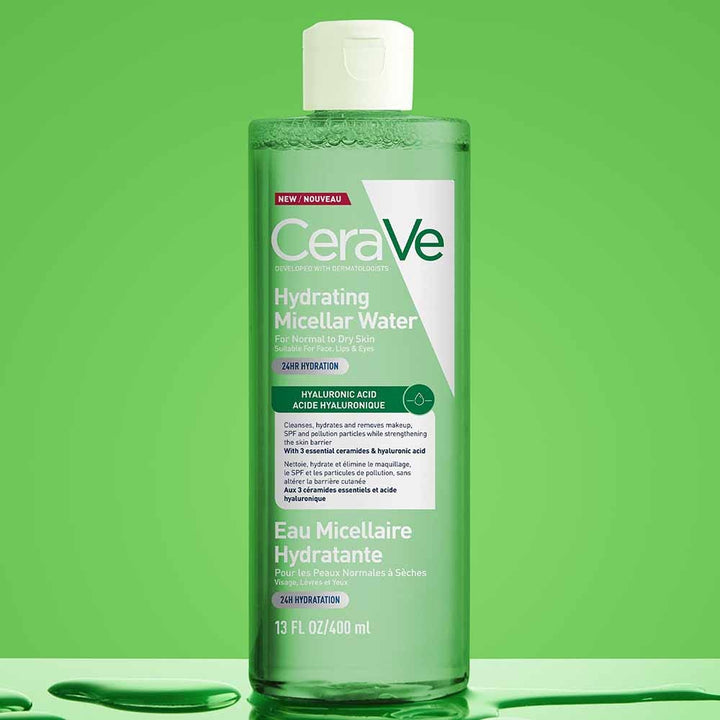 Cerave Hydrating micellar water normal to dry skin 400 ml (13.53fl oz)