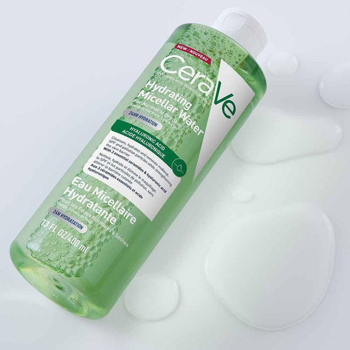 Cerave Hydrating micellar water normal to dry skin 400 ml (13.53fl oz)