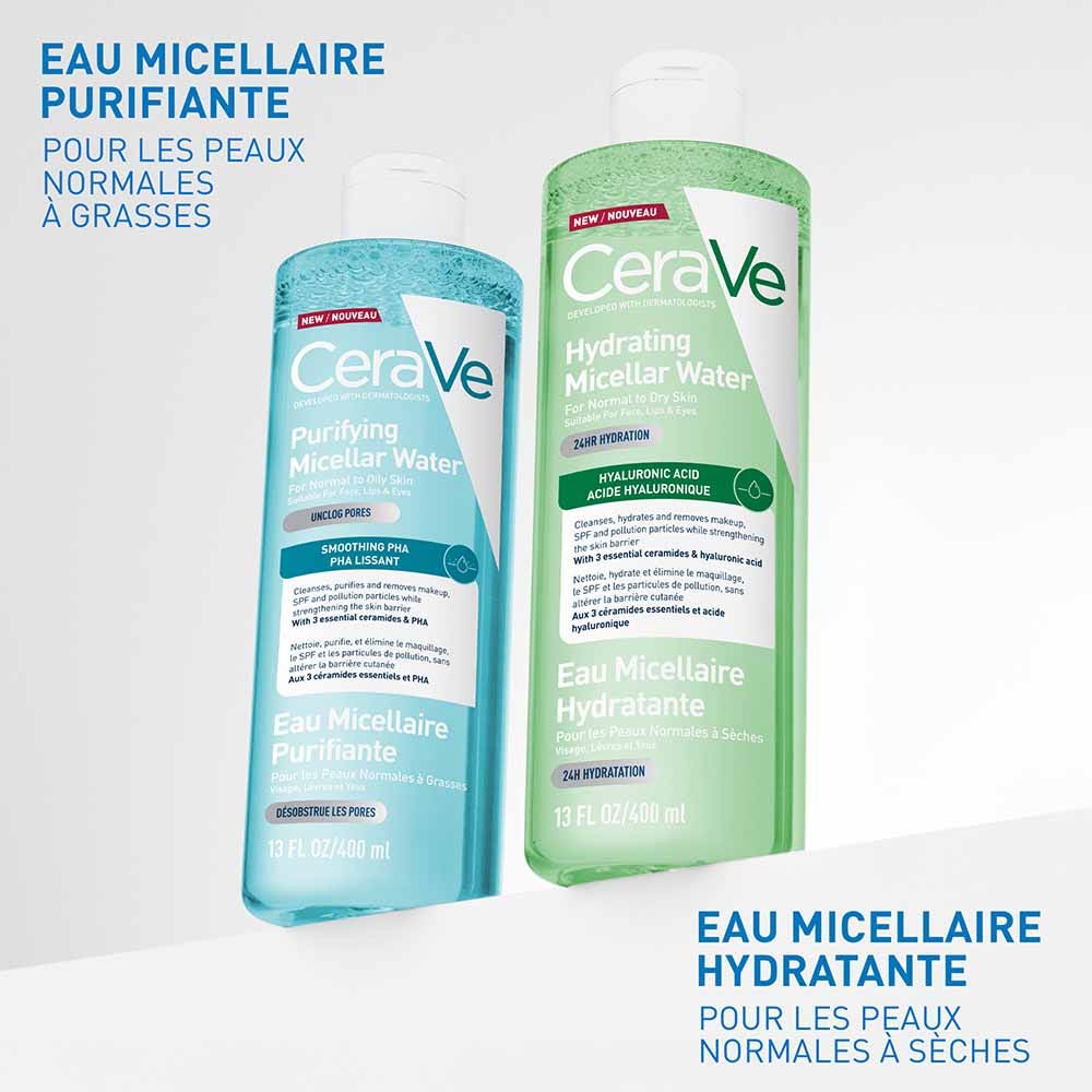 Cerave Hydrating micellar water normal to dry skin 400 ml (13.53fl oz)