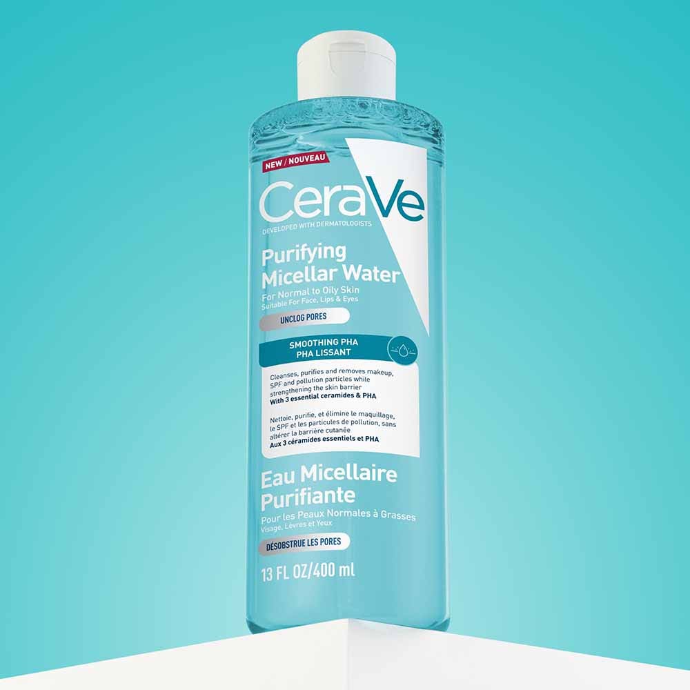 Cerave Purifying PHA Micellar Water for normal to oily skin 400 ml (13.53fl oz)