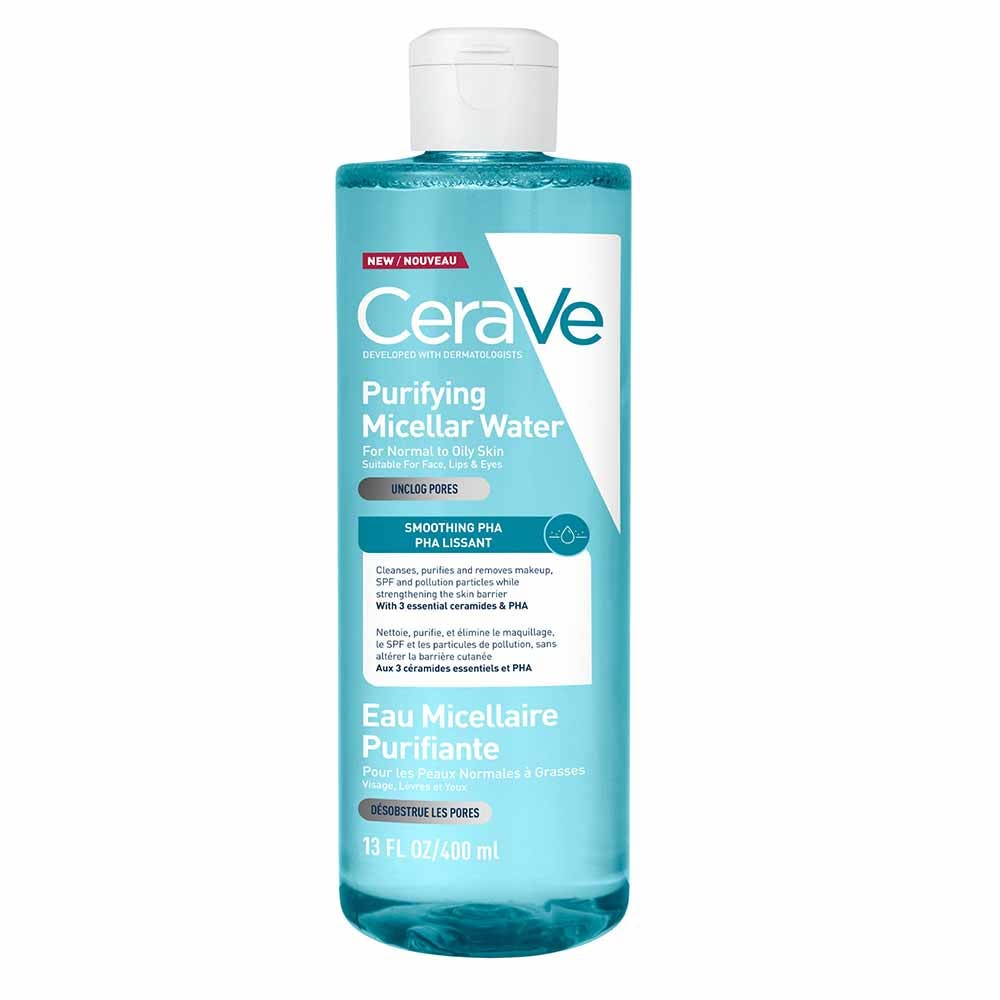 Cerave Purifying PHA Micellar Water for normal to oily skin 400 ml (13.53fl oz)