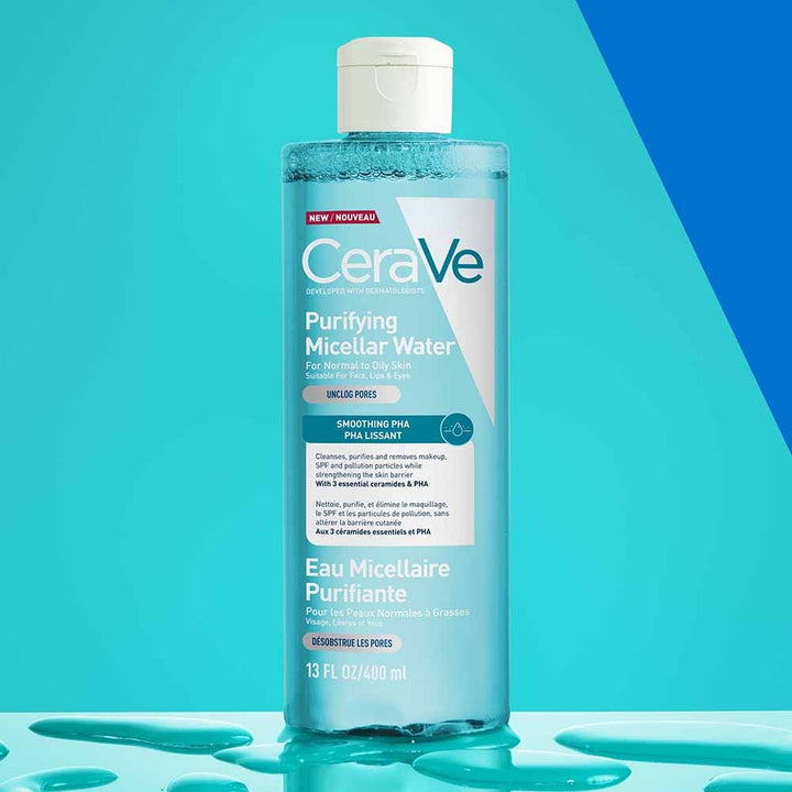 Cerave Purifying PHA Micellar Water for normal to oily skin 400 ml (13.53fl oz)